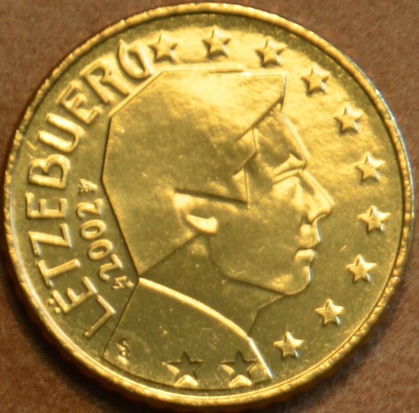 50 cent Luxembursko 2002 (UNC)