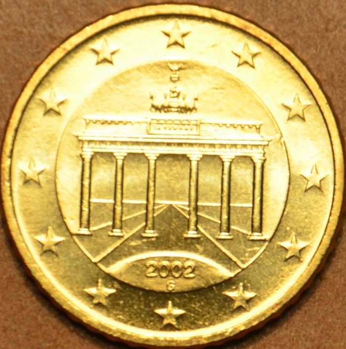 50 cent Nemecko "G" 2002 (UNC)