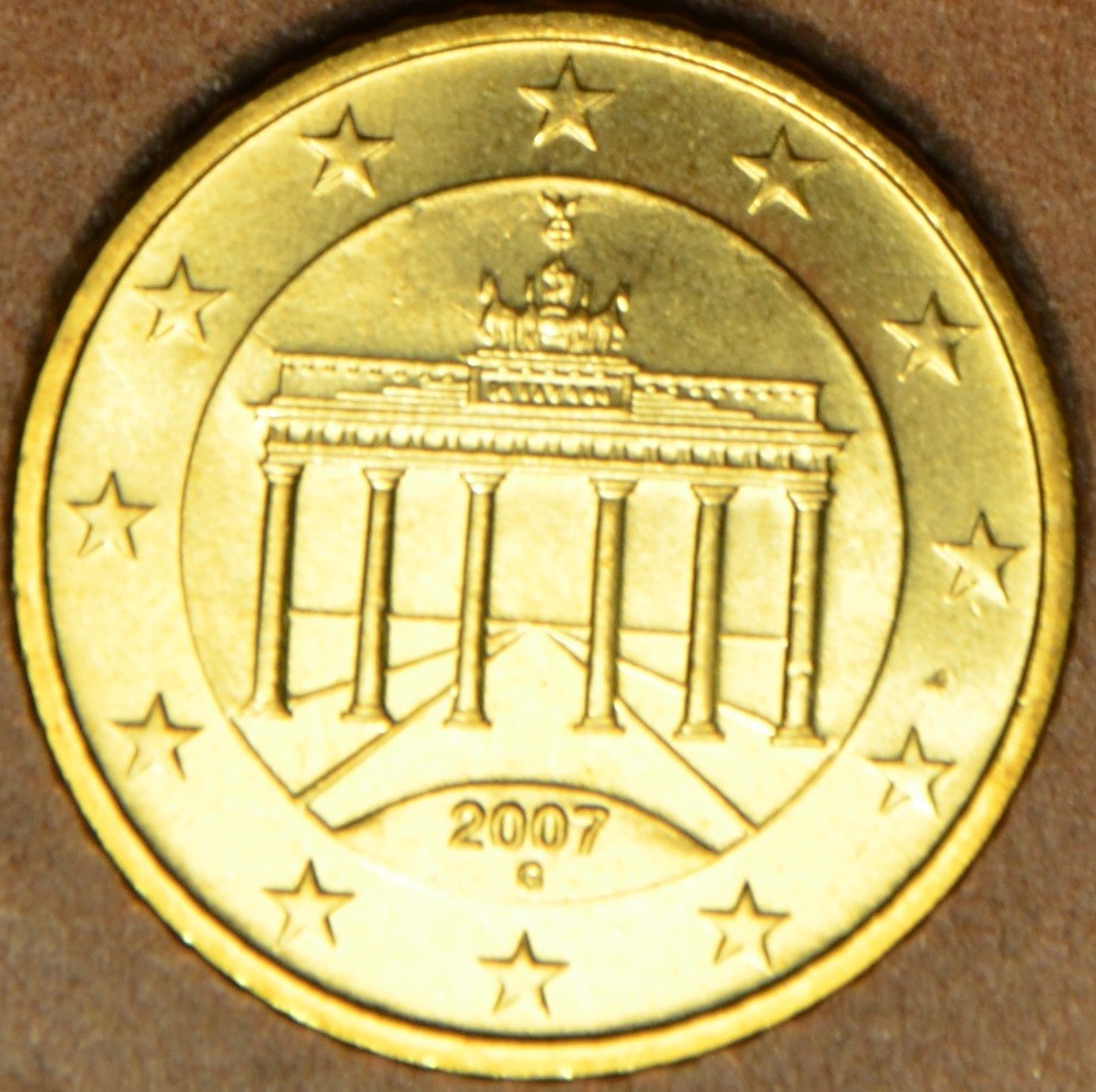 50 cent Nemecko "G" 2007 (UNC)