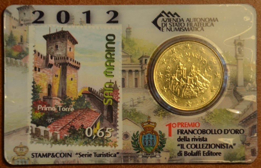 50 cent San Marino 2012 + známka I. (BU)