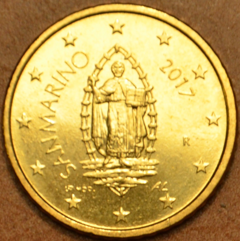 50 cent San Marino 2017 - Nový design (UNC)