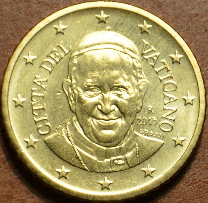 50 cent Vatikán 2015 (UNC)