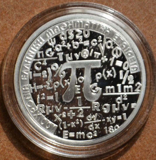 6 Euro Grécko 2018 - Rok matematiky (Proof)