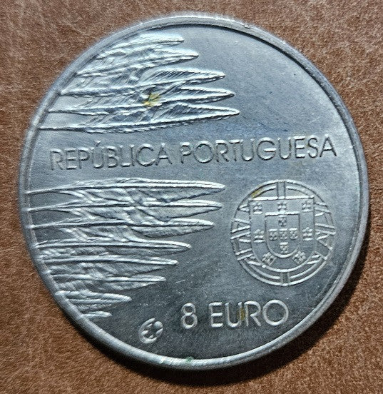 8 Euro Portugalsko 2005 - Koniec svetovej vojny (UNC)