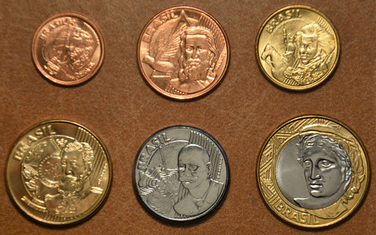 Brazília 6 mincí 2003-2004 (UNC)