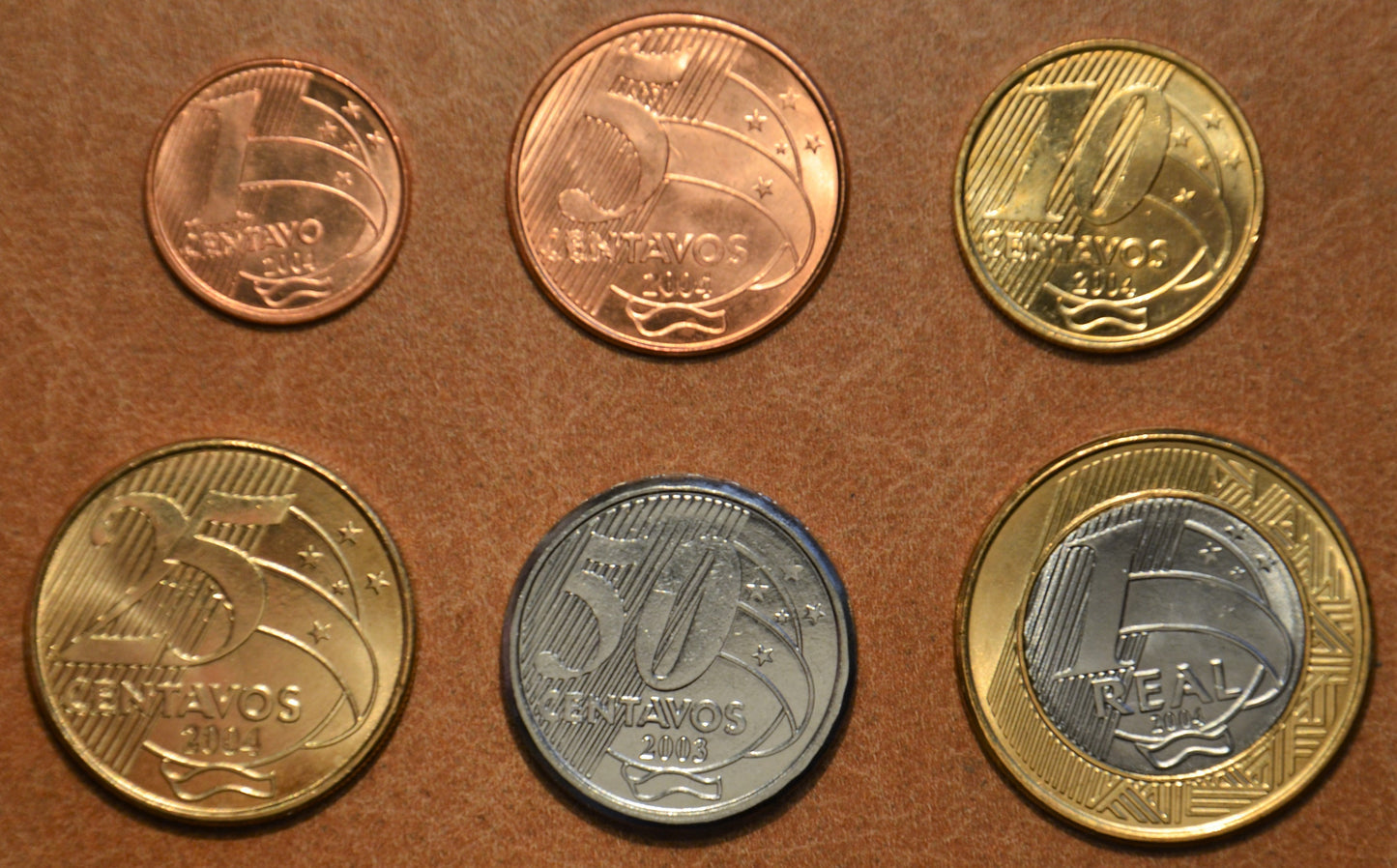 Brazília 6 mincí 2003-2004 (UNC)