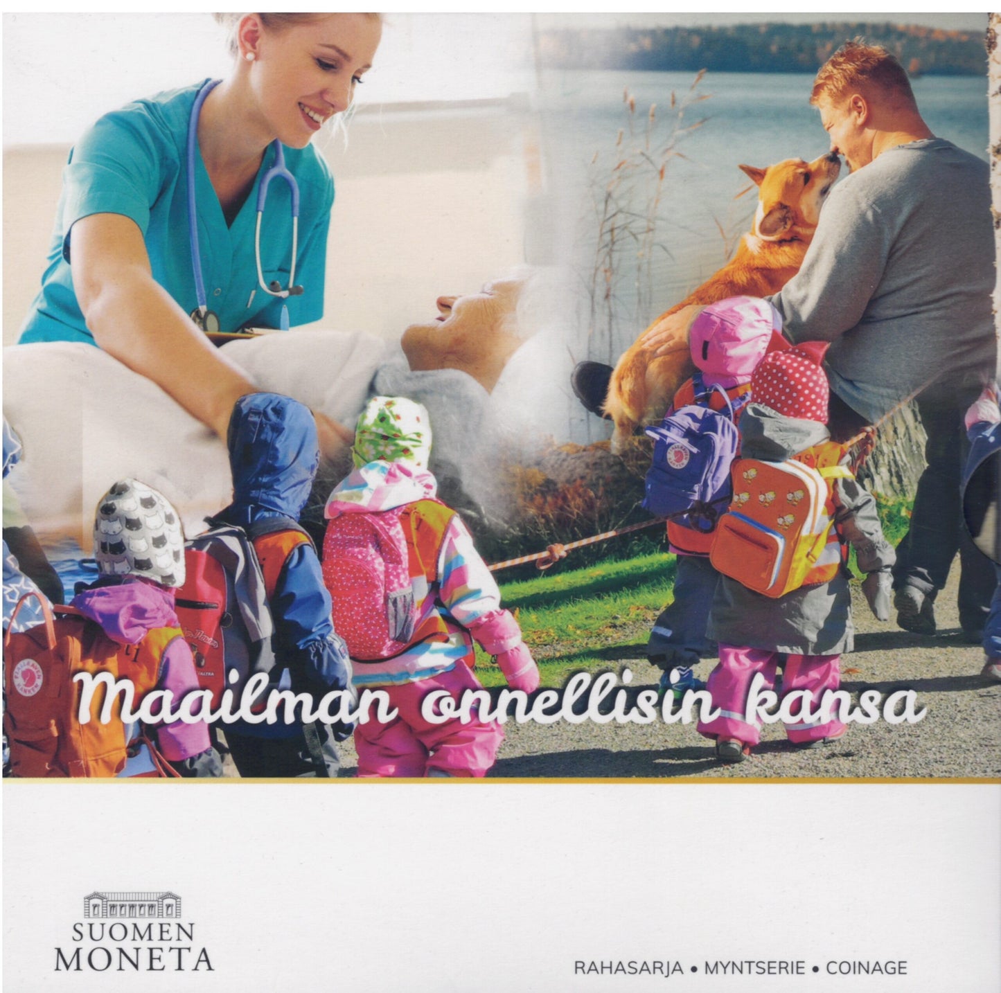 Fínsko 2023 - sada 9 euromincí - Najšťastnejší národ na svete (BU)