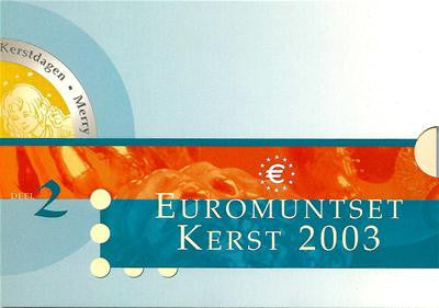 Holandsko 2003 Vianočná sada 8 mincí (BU)