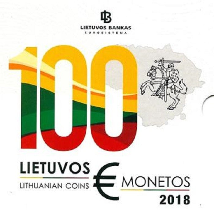 Litva 2018 sada 9 euromincí (BU)