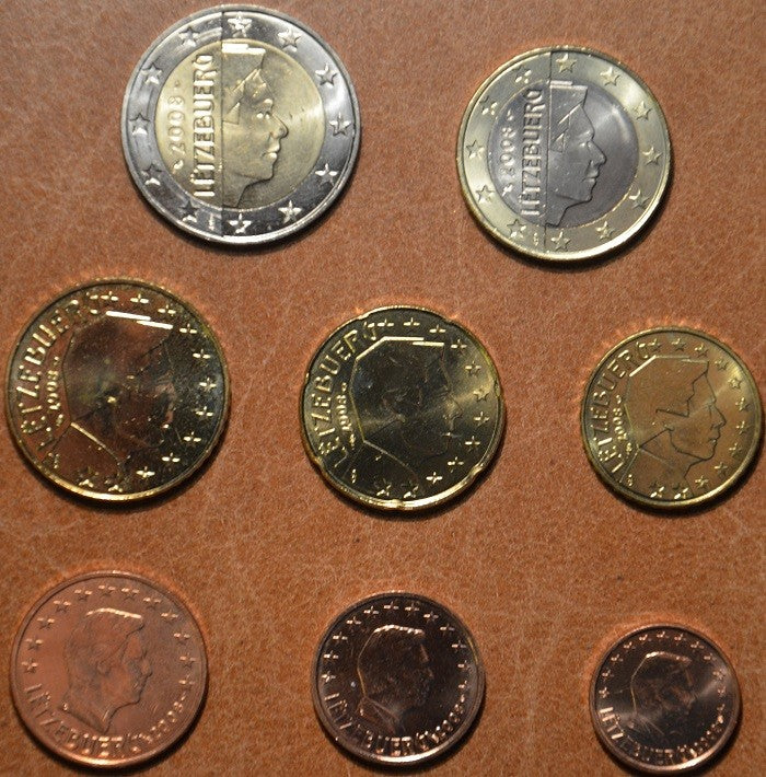 Luxembursko 2008 sada 8 mincí (UNC)