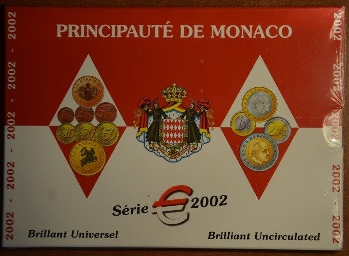 Monaco 2002 sada 8 mincí (BU)
