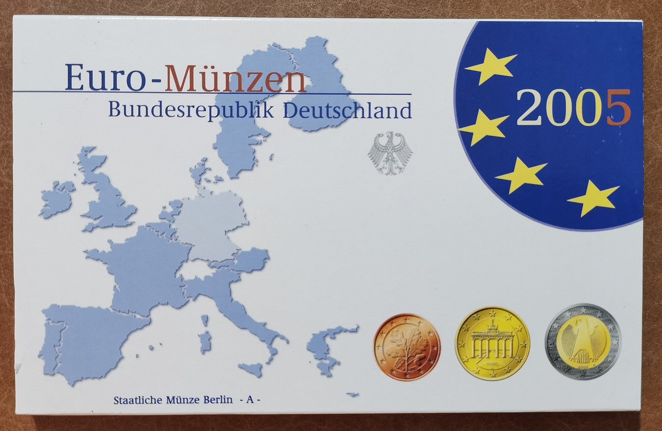 Nemecko 2005 "A" sada 8 euromincí (Proof)