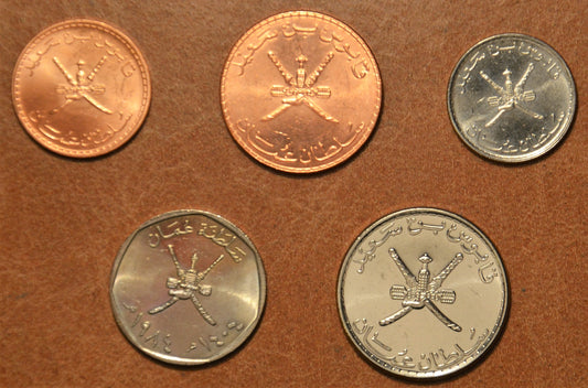 Omán 5 mincí 1983-2009 (UNC)