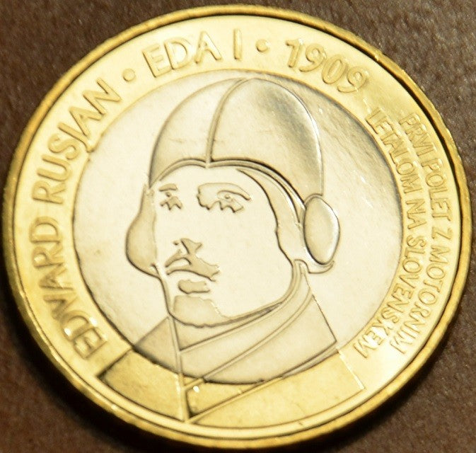 3 Euro Slovinsko 2009 - Prvý let (UNC)