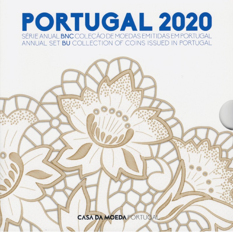 Portugalsko 2020 sada 8 mincí (BU)