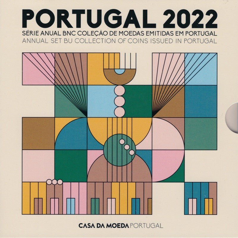 Portugalsko 2022 sada 8 mincí (BU)