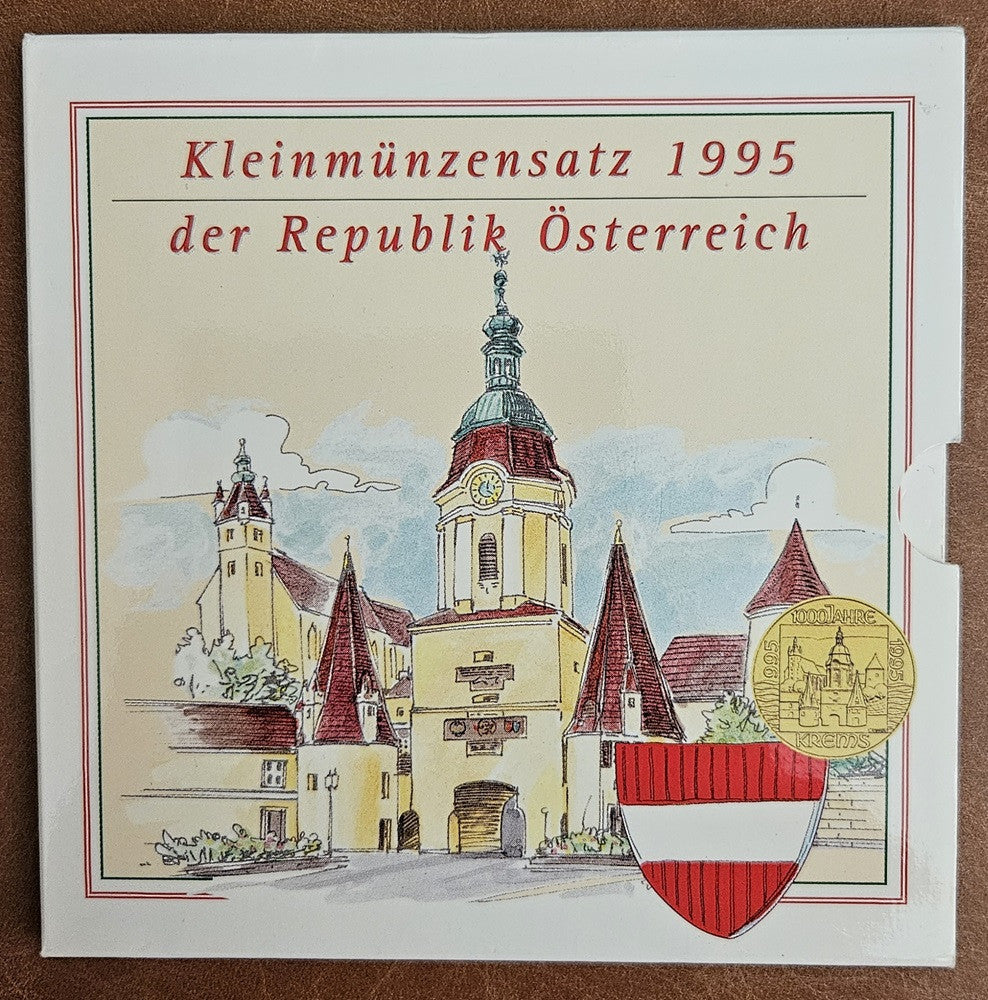 Rakúsko 1995 sada 6 mincí Krems (BU)