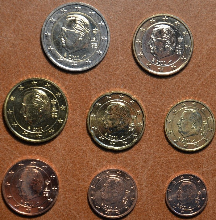 Belgicko 2011 sada 8 mincí (UNC)