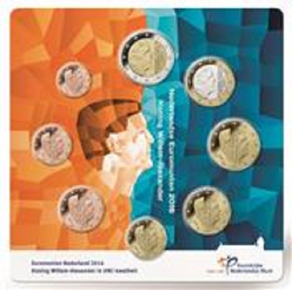 Holandsko 2016 sada 8 mincí (UNC)