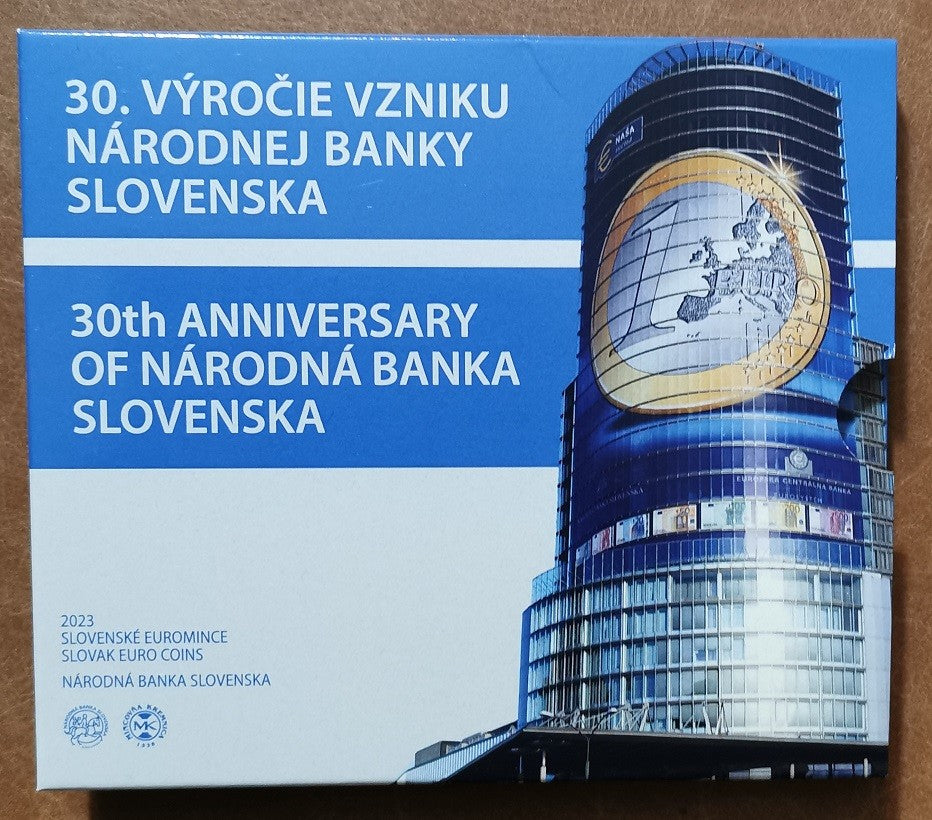 Slovensko 2023 sada mincí - 30. výročie NBS (BU)