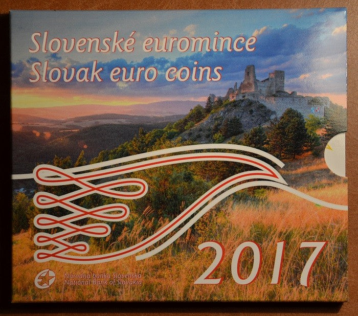 Súbor 8 Slovenských mincí 2017 (BU)