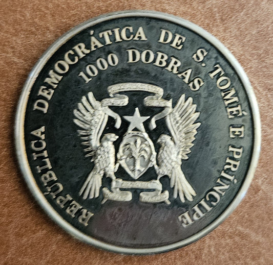 Svätý Tomáš a Princov ostrov 1993 - 1000 dobras - Km 59 (F)