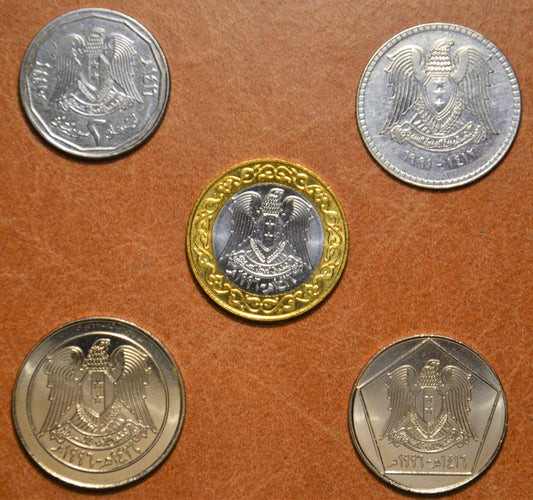 Sýria 5 mincí 1994-1996 (UNC)