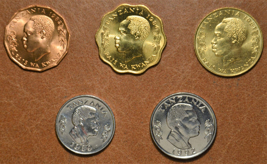 Tanzánia 5 mincí 1976-1992 (UNC)