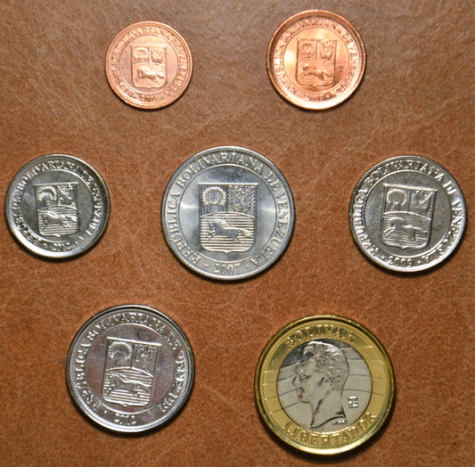 Venezuela 7 mincí 2007-2012 (UNC)