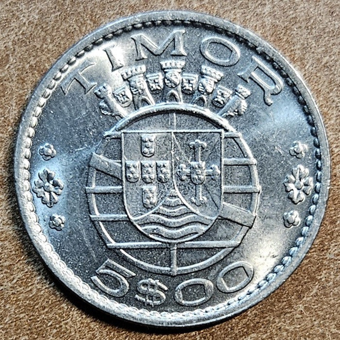 Východný Timor 5 Escudos 1970 (UNC)