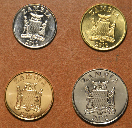 Zambia 4 mince 2012 (UNC)