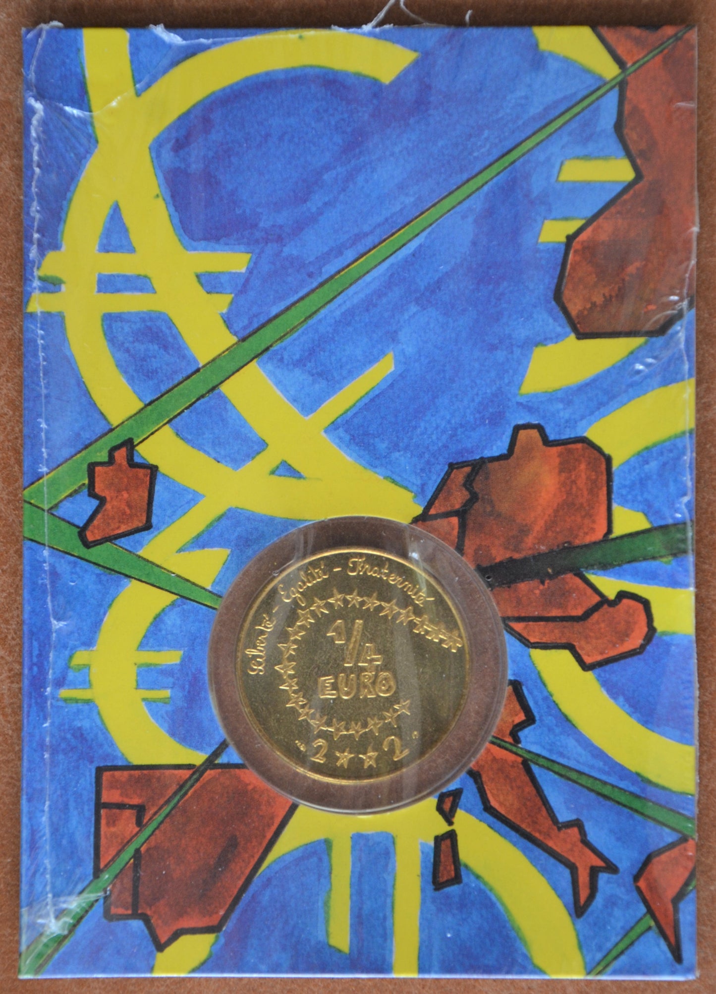 1/4 Euro Francúzsko 2002 - Detske euro (UNC)
