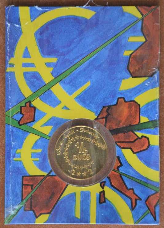1/4 Euro Francúzsko 2002 - Detske euro (UNC)