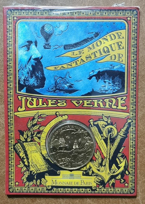 1/4 Euro Francúzsko 2005 - Jules Verne (UNC)