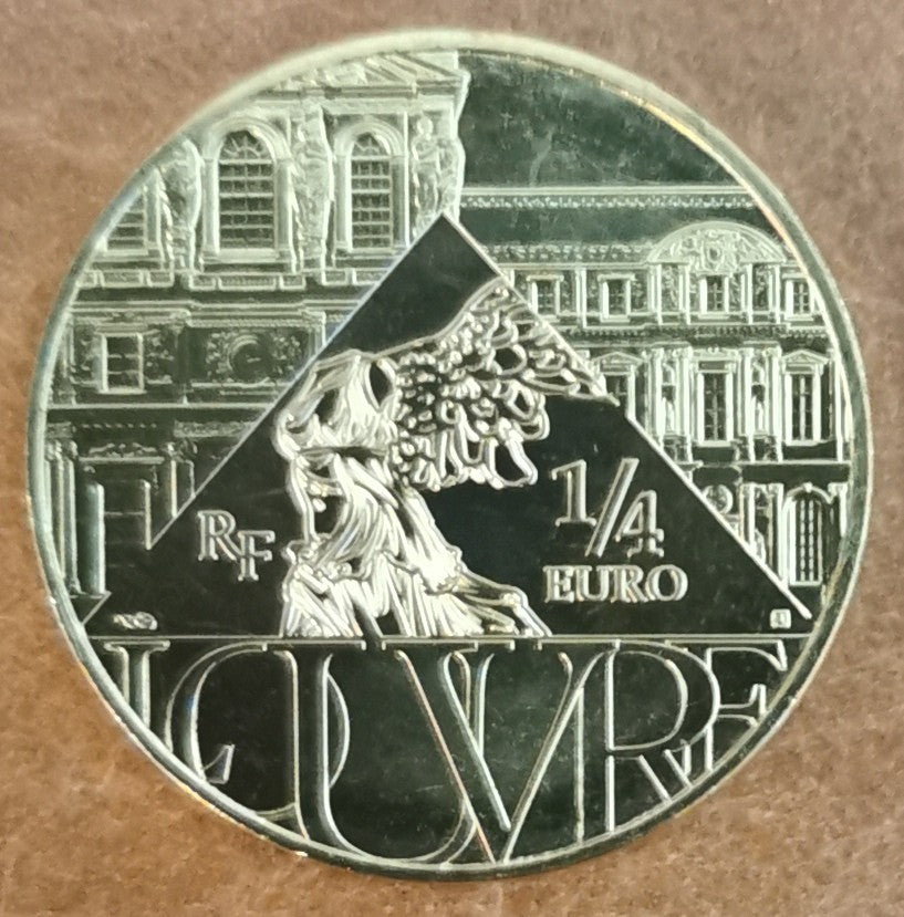 1/4 Euro Francúzsko 2021 - Korunovanie Napoleona I. - Louvre (UNC)