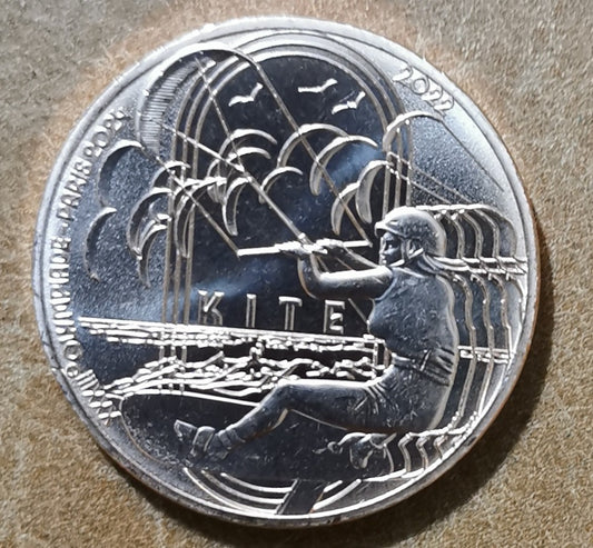 1/4 Euro Francúzsko 2022 - OH 2024 - Kite (UNC)