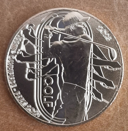 1/4 Euro Francúzsko 2023 - OH 2024 - Golf (UNC)