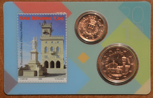 1+5 cent San Marino 2018 - Nový design (UNC)