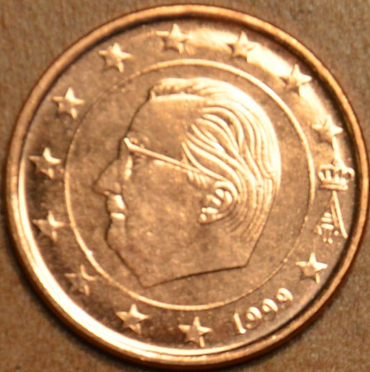 1 cent Belgicko 1999 (UNC)