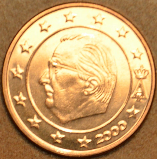 1 cent Belgicko 2000 (UNC)