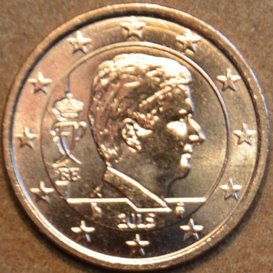 1 cent Belgicko 2015 - Kráľ Filip (UNC)