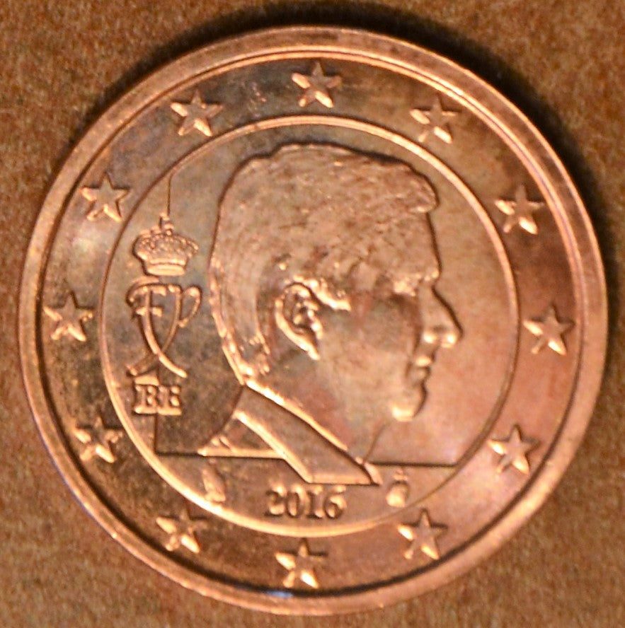 1 cent Belgicko 2016 - Kráľ Filip (UNC)