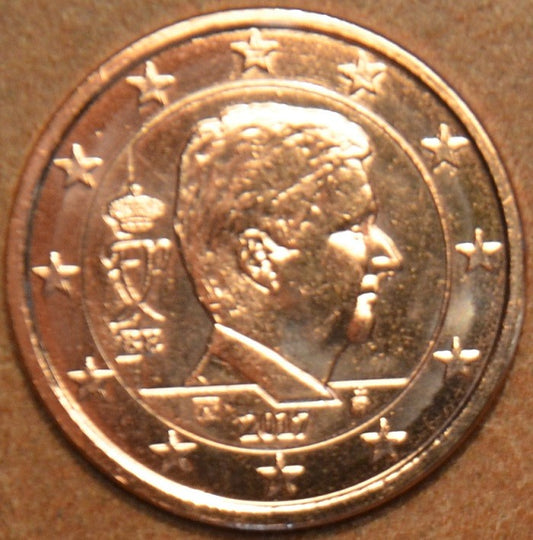 1 cent Belgicko 2017 - Kráľ Filip (UNC)