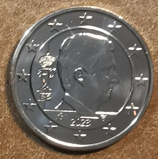 1 cent Belgicko 2023 - Kráľ Filip (UNC)