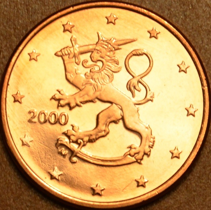 1 cent Fínsko 2000 (UNC)