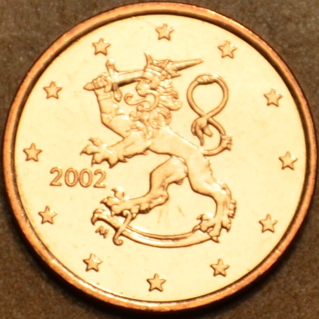1 cent Fínsko 2002 (UNC)