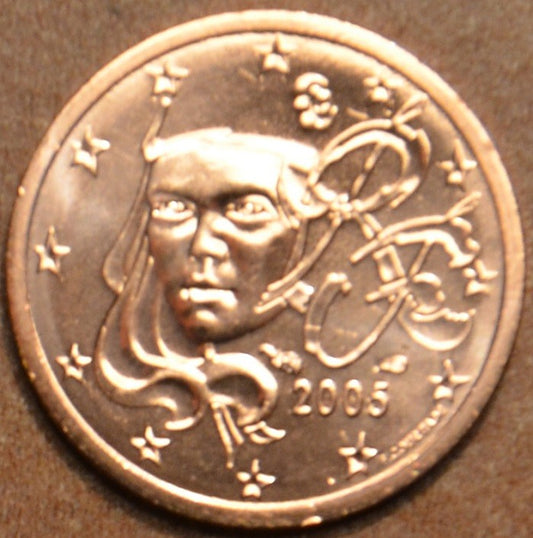 1 cent Francúzsko 2005 (UNC)