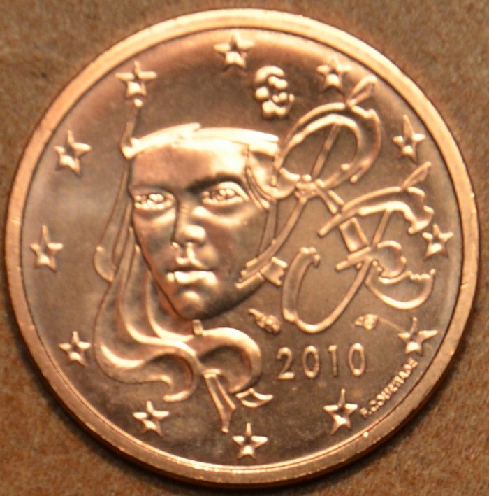 1 cent Francúzsko 2010 (UNC)