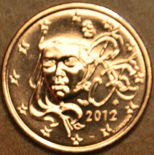 1 cent Francúzsko 2012 (UNC)