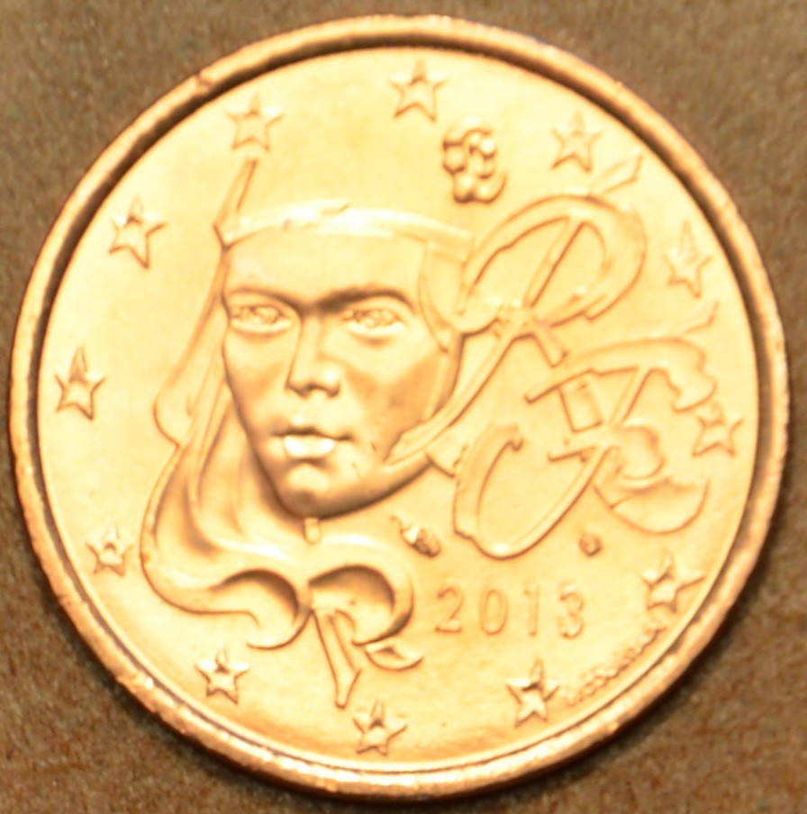 1 cent Francúzsko 2013 (UNC)